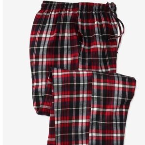 King Size 5XL red and Black Plaid Pajama Pants